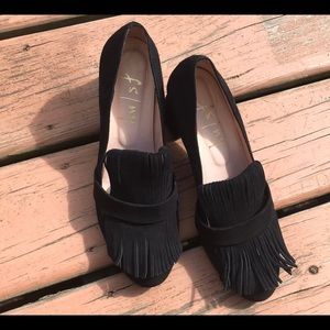 French sole leather loafers